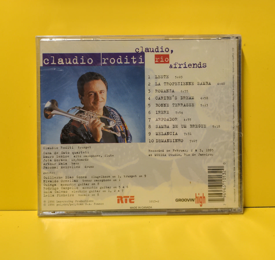 Claudio Roditi - Claudio, Rio & Friends - 1996 - 1013-2 New - Sealed - CDs