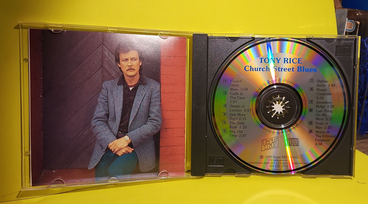 Tony Rice - Church Street Blues - 1989 - SH-CD-3732 Used - NM - CDs