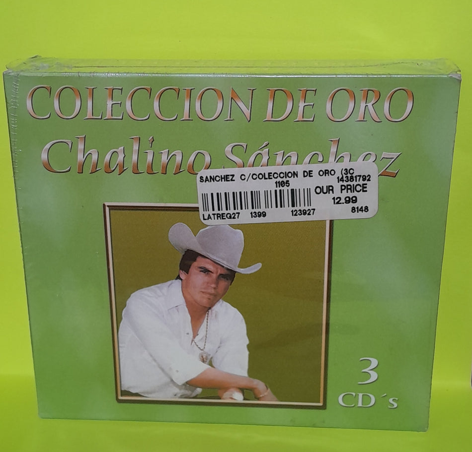 Chalino Sánchez - Colección De Oro - 2004 - 3MCD-3221 New - Sealed - CDs