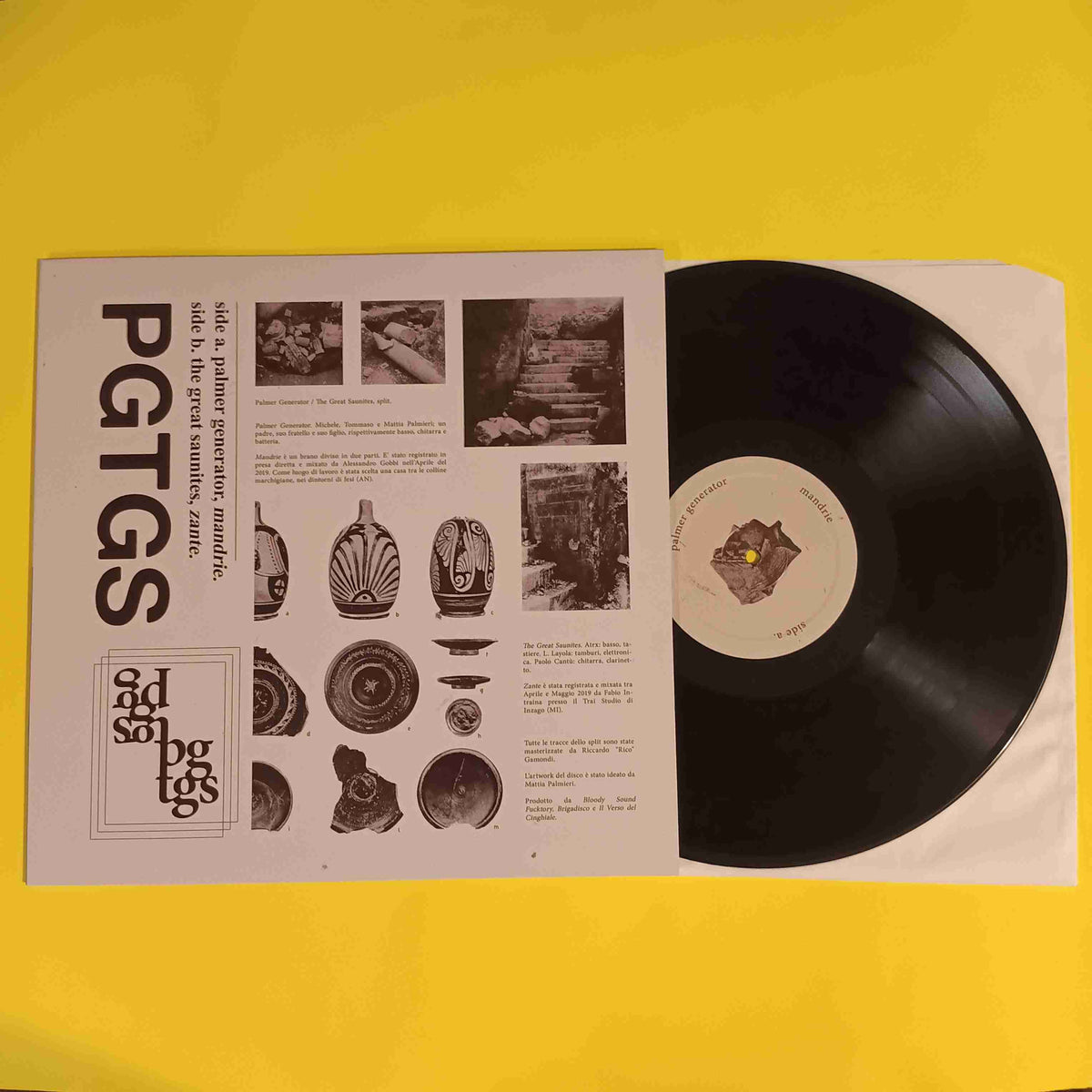 Palmer Generator / Great Saunites - PGTGS - 2020 - bloody068 Used - EX - Vinyl