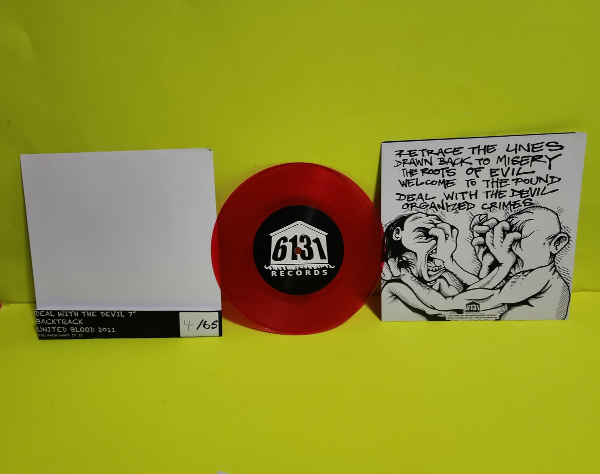 Backtrack - 7" Deal With The Devil - 2017 - FSR28 New - NM - Vinyl