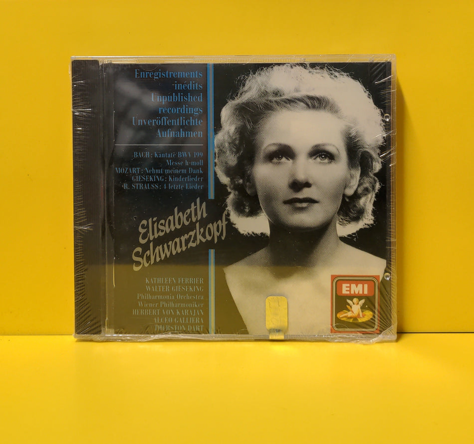 Elisabeth Schwarzkopf - Enregistrements Inédits - 1990 - CDM 7 636552 New - Sealed - CDs