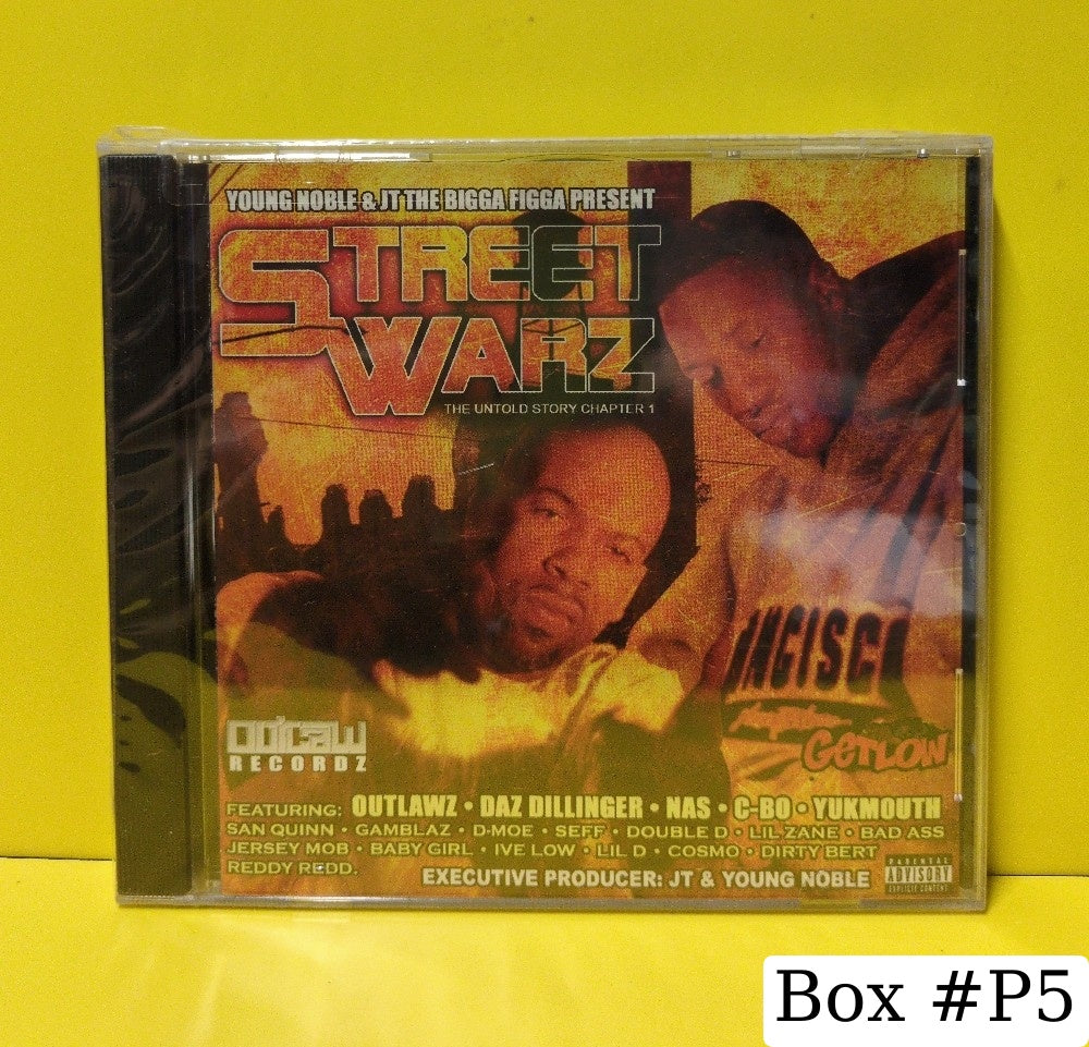 Young Noble & JT the Bigga Figga - Street Warz - 2002 - Getlo131-2 - New - Sealed - CDs