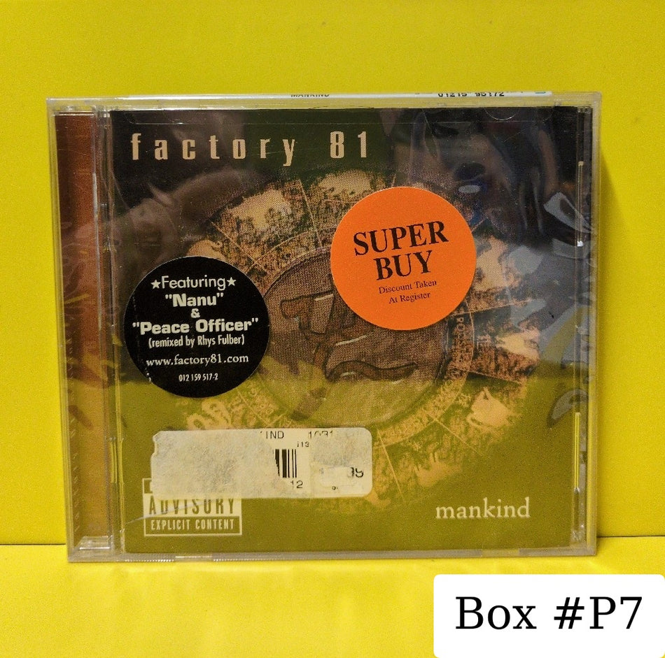 Factory 81 - Mankind - 2000 - 012159517-2 - New - Sealed - CDs