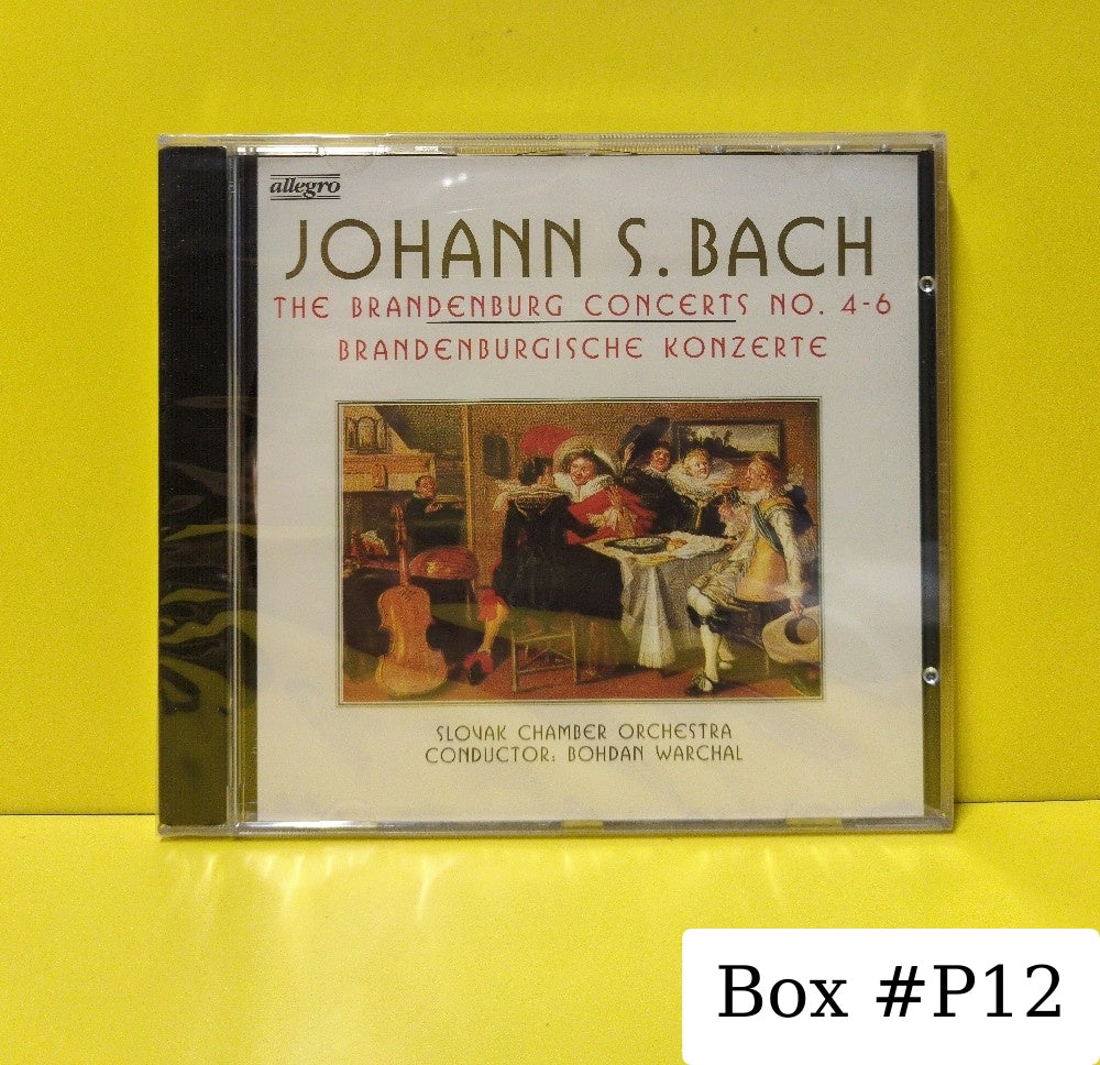 Johann S. Bach, Slovak Chamber Orchestra, Bohdan Warchal - The Brandenburg Concerts No. 4-6 - 21025 - New - Sealed - CDs - Germany Import