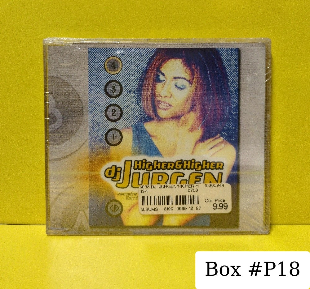 DJ Jurgen - Higher & Higher - 2000 - CSR CD5 0378 - New - Sealed - CDs - CD Single - Australia Import