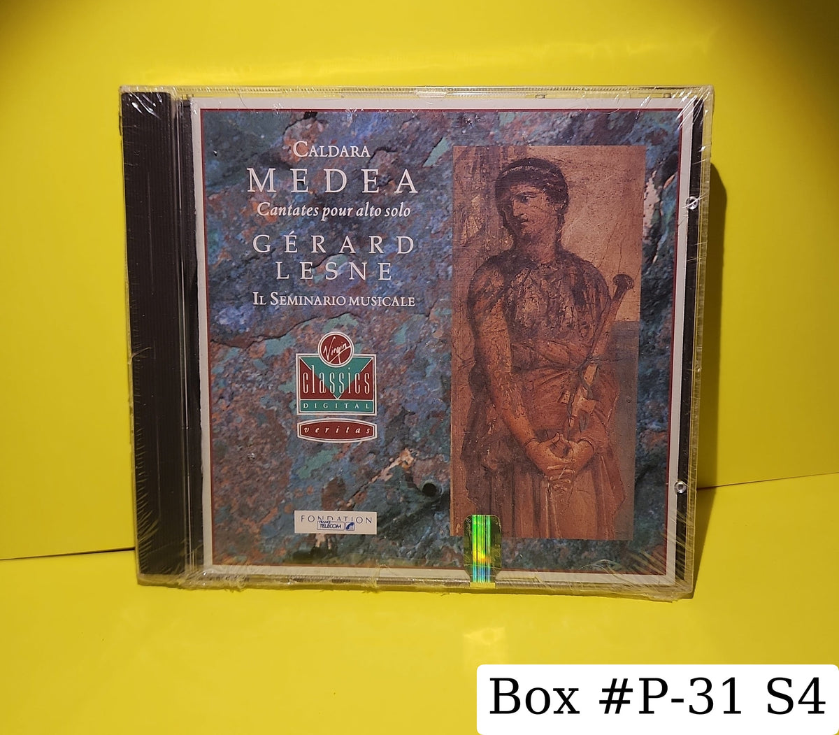 Caldara Gerard Lesne IL Seminario Musicale - Medea Cantates Pour Alto Solo - 1991 - New - Sealed - CDs