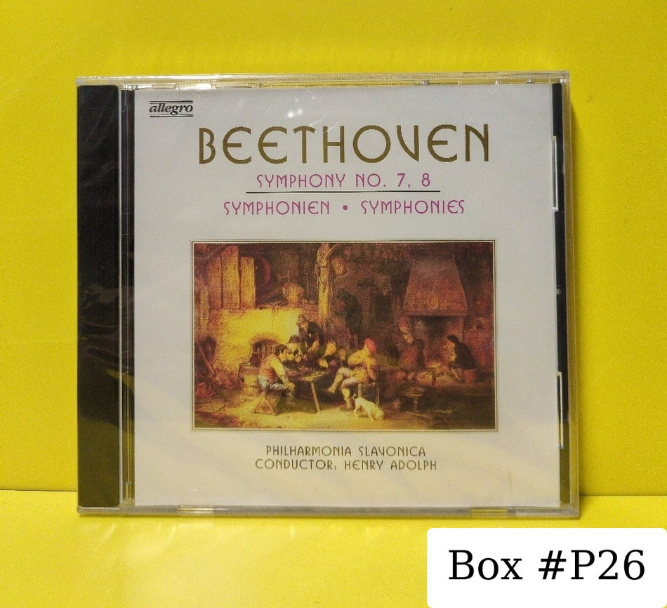 Beethoven, Philharmonia Slavonica, Henry Adolph - Symphony No. 7, 8 - 21030 - New - Sealed - CDs - Germany Import