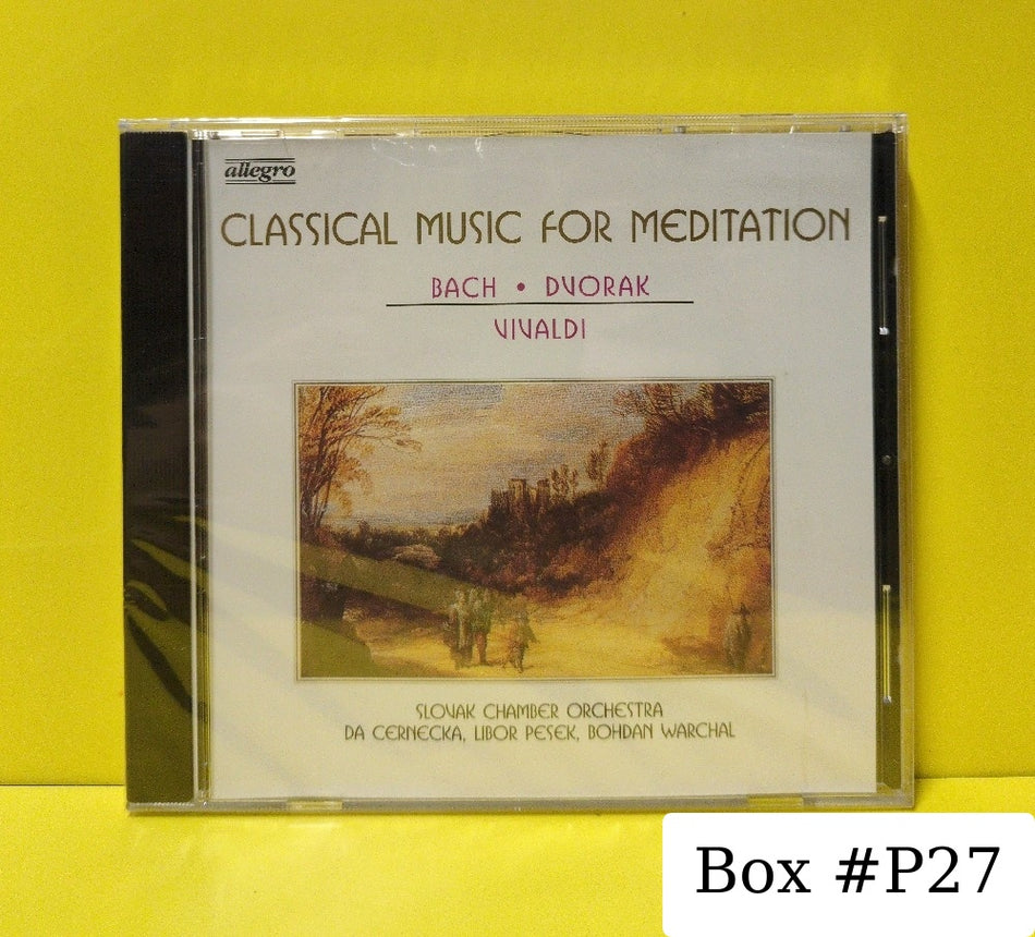 Bach, Dvorak, Vivaldi, Slovak Chamber Orchestra, Da Cernecka, Libor Pesek, Bohdan Warchal - Classical Music For Meditation - 21081 - New - Sealed - CDs - Germany Import
