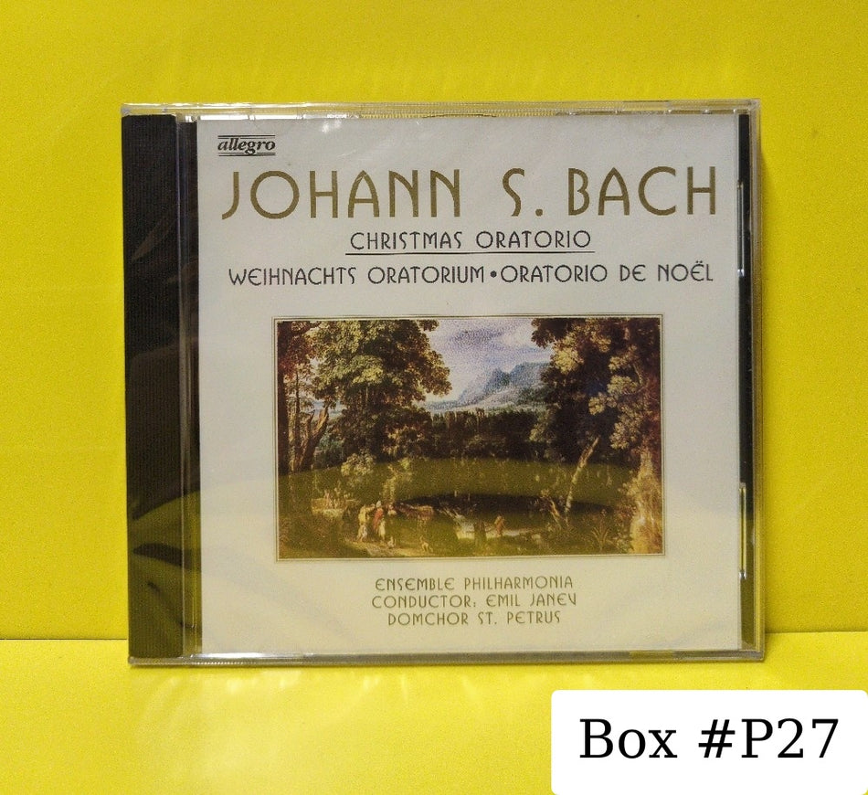 Johann S. Bach, Ensemble Philharmonia, Emil Janev, Domchor St. Petrus - Christmas Oratorio (Highlights) - 2004 - 21056 - New - Sealed - CDs - European Import