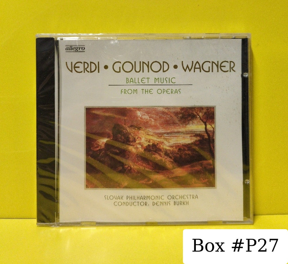 Verdi, Gounod, Wagner, Slovak Philharmonic Orchestra, Dennis Burkh - Ballet Music/ From The Operas - 21051 - New - Sealed - CDs - Germany Import