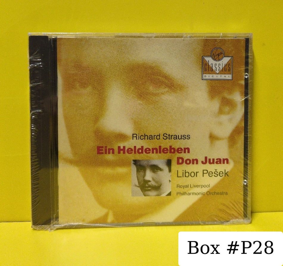 Richard Strauss : Libor Pešek, Royal Liverpool Philharmonic Orchestra - Ein Heldenleben / Don Juan  - 1991 - VC 7 91171-2 - New - Sealed - CDs - European Import