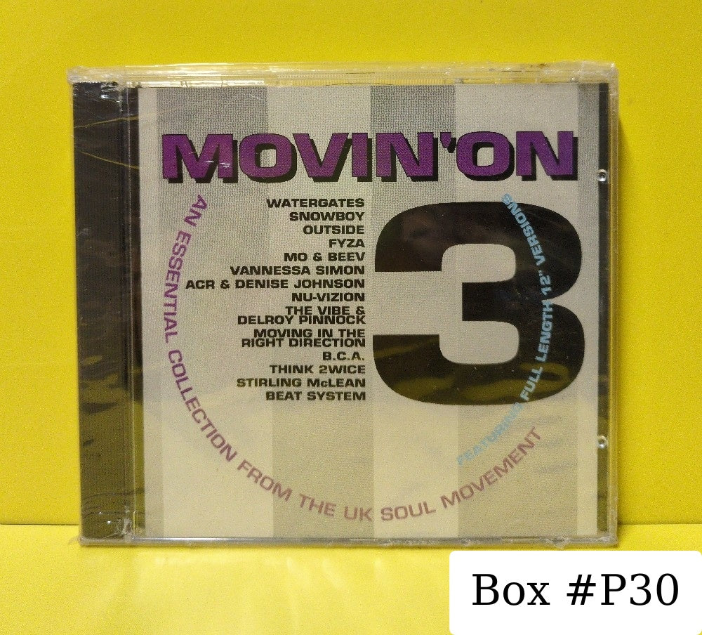 Various - Movin' On 3 - 1993 - RULCD 302 - New - Sealed - CDs - UK Import