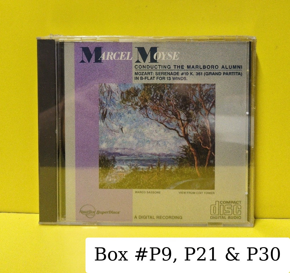 Marcel Moyse, The Marlboro Alumni, Mozart - Serenade #10 K. 361 (Grand Partita) In B-Flat For 13 Winds - 1983 - NR56 DIDZ 10012 - New - Sealed - CDs