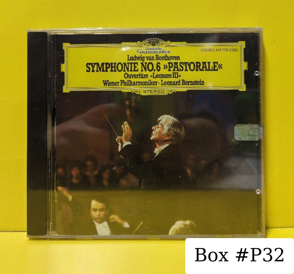 Ludwig Van Beethoven - Wiener Philharmoniker · Leonard Bernstein - Symphonie No. 6 >>Pastorale<< / Ouverture >>Leonore III<< - 413 779-2 - New - Sealed - CDs