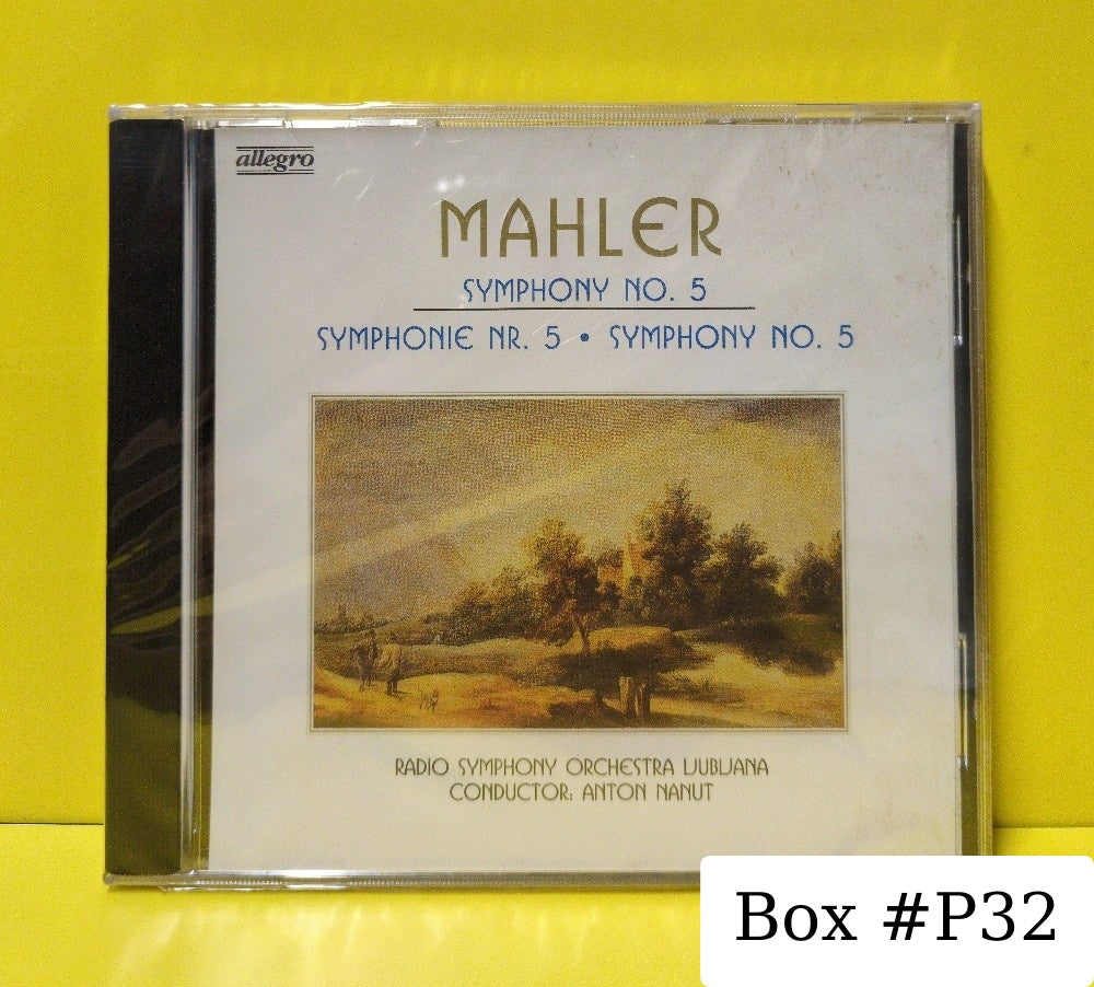 Mahler, Radio Symphony Orchestra Ljubkjana, Anton Nanut - Symphony No. 5 - 21078 - New - Sealed - CDs - Germany Import