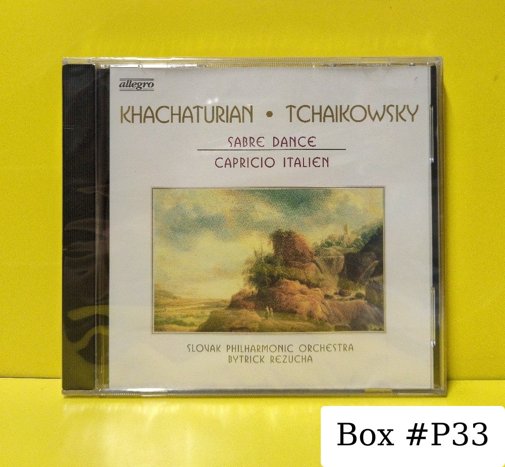 Khachaturian, Tchaikowsky, Slovak Philharmonic Orchestra, Bytrick Rezucha - Sabre Dance / Capricio Italien - 21066 - New - Sealed - CDs - Germany Import