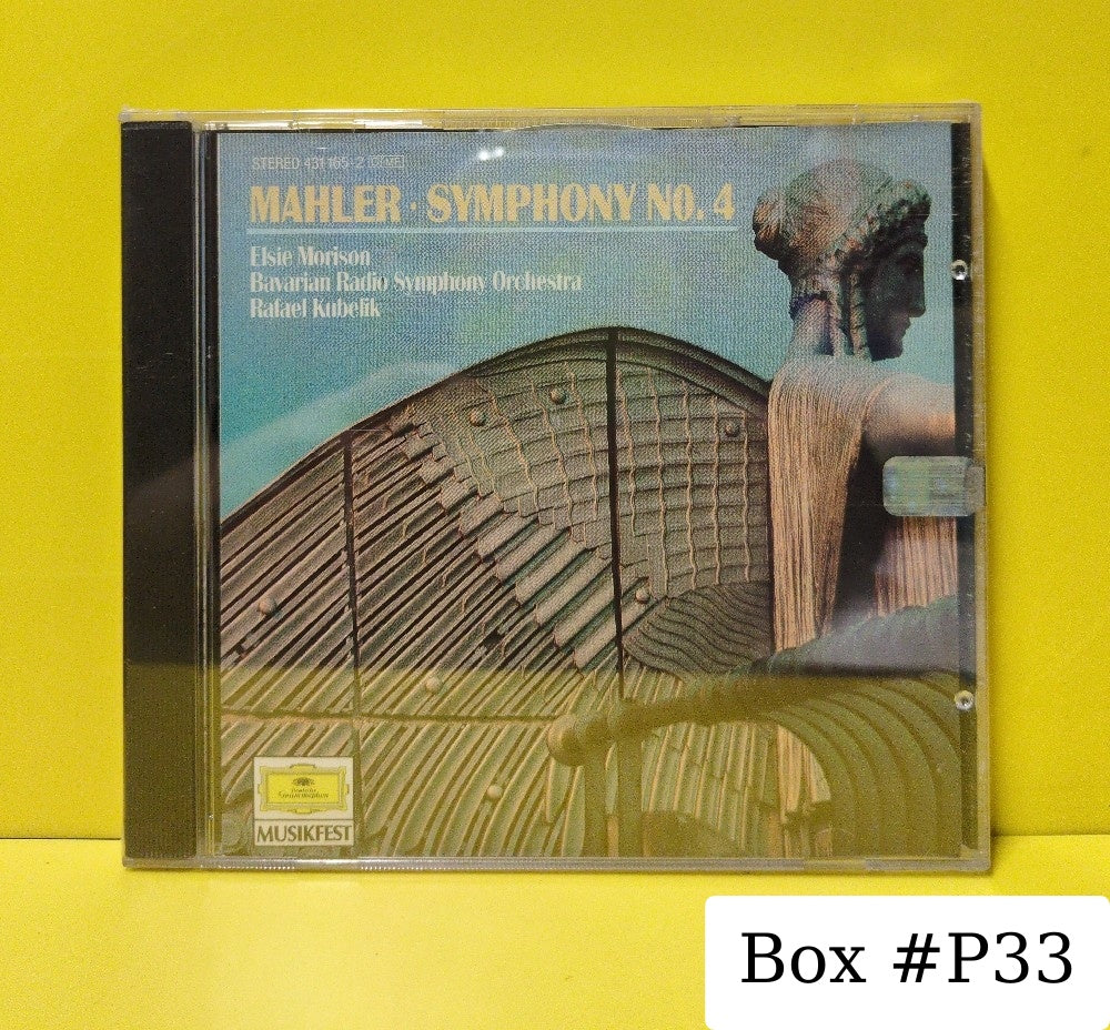 Gustav Mahler, Rafael Kubelik, Bavarian Radio Symphony Orchestra, Elsie Morison - Symphony No. 4 - 431 165-2 - New - Sealed - CDs - Reissue