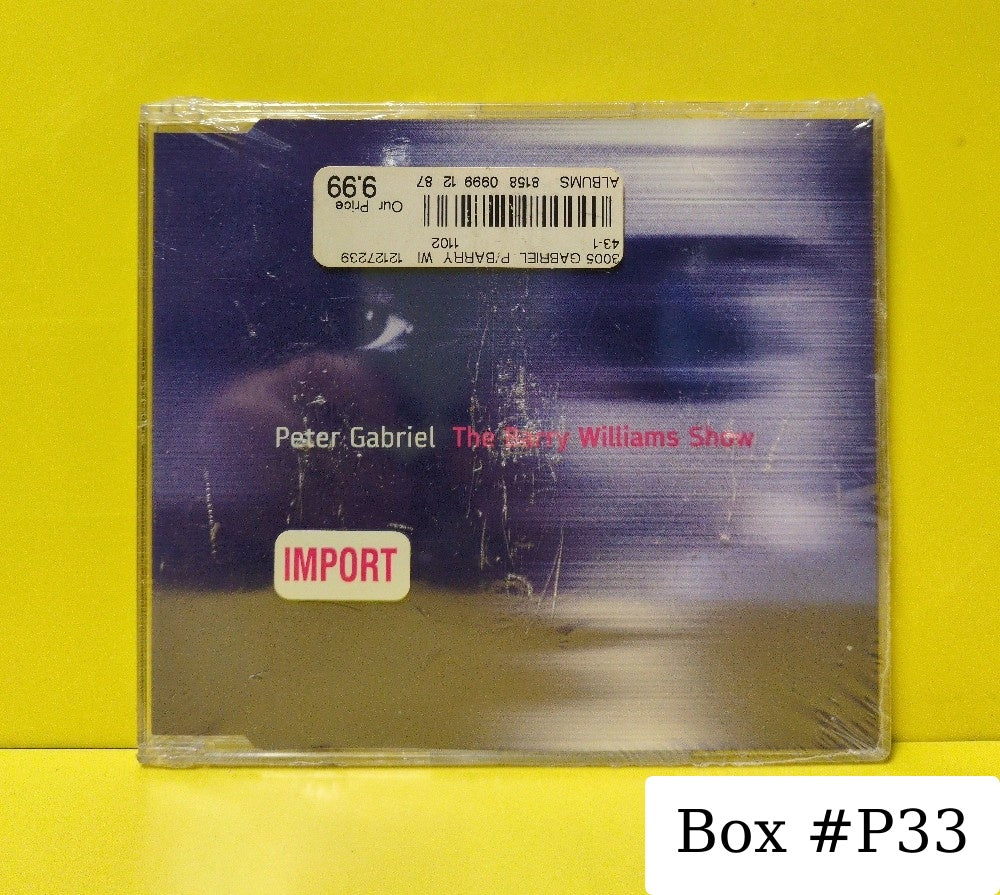 Peter Gabriel - The Barry Williams Show - 2002 - PGSCD13 - New - Sealed - CDs - CD Single - Australia Import
