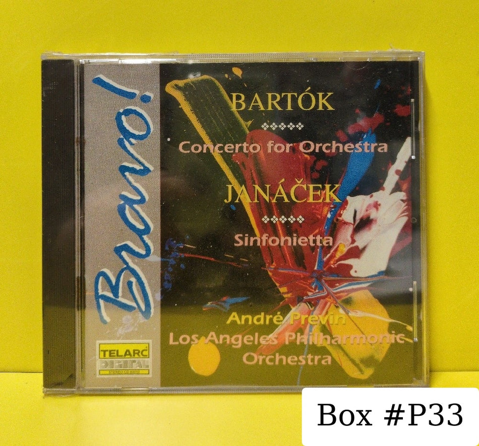 Bartók / Janáček, Andre Previn, Los Angeles Philharmonic Orchestra -  Concerto For Orchestra / Sinfonietta - 1994 - CD-82010 - New - Sealed - CDs - Reissue