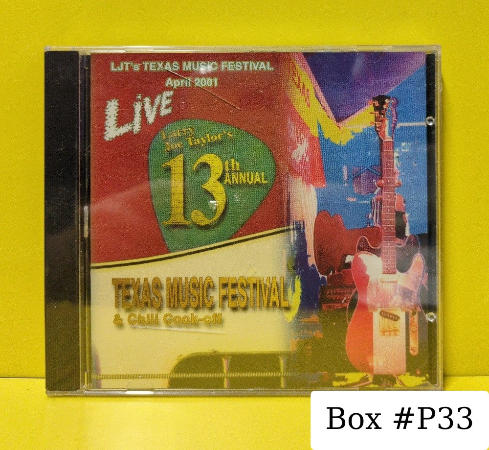 Various - LJT's Texas Music Festival, April 2001 #13 Live - 2001 - BF10020 - New - Sealed - CDs