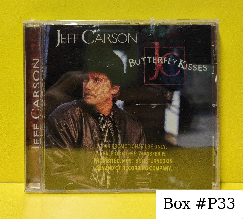 Jeff Carson - Butterfly Kisses - 1997 - D2-77859 - New - Sealed - CDs - Promo