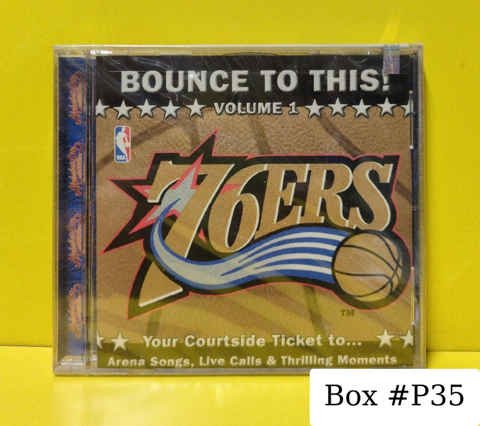 Various - Philadelphia 76ers Bounce To This! Volume 1 - 2000 - A31100/SAC2 4056 - New - Sealed - CDs
