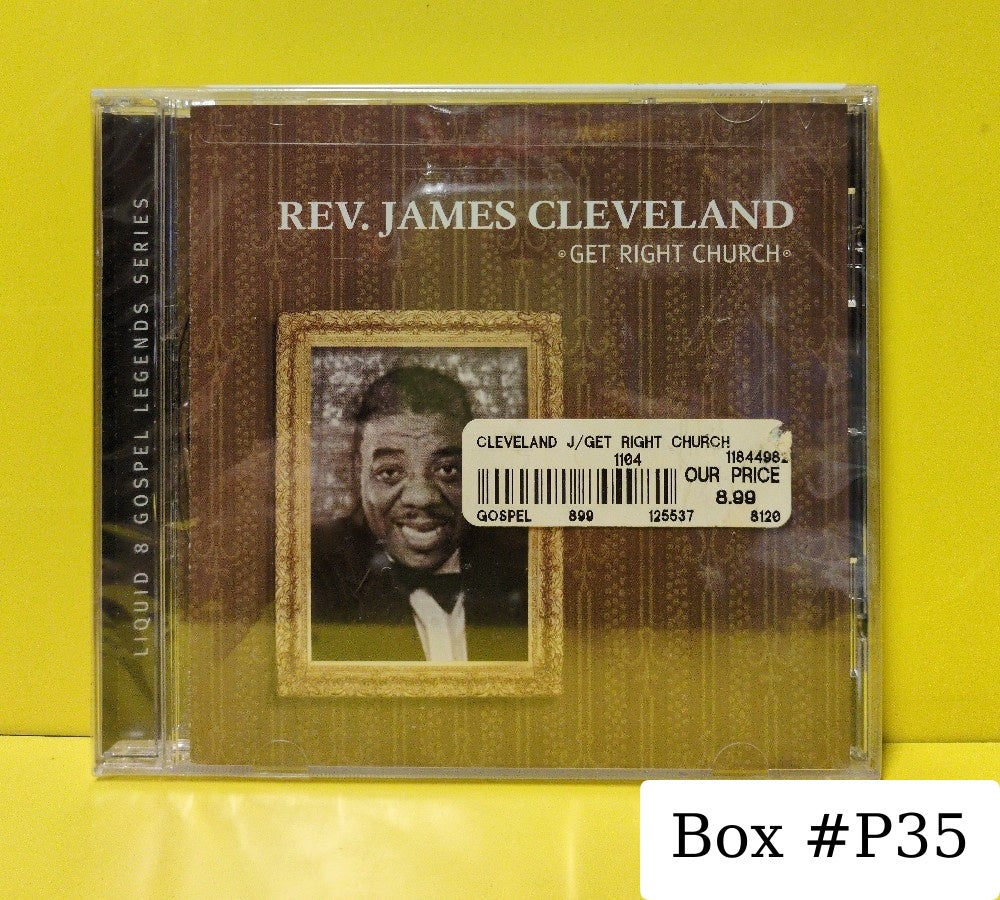 Rev. James Cleveland - Get Right Church - 2004 - LIQ 12029 - New - Sealed - CDs