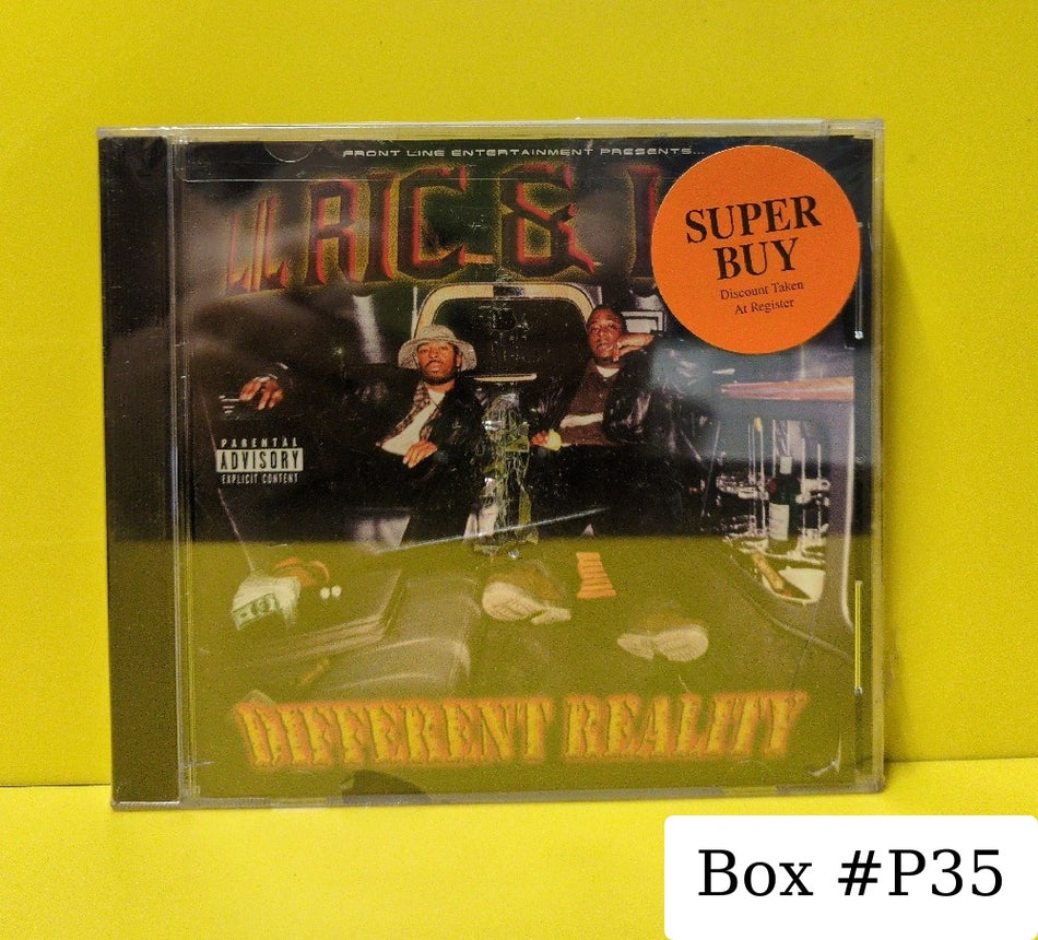 Lil Ric & Laroo - Different Reality - 2001 - FLE 1353-2 - New - Sealed - CDs