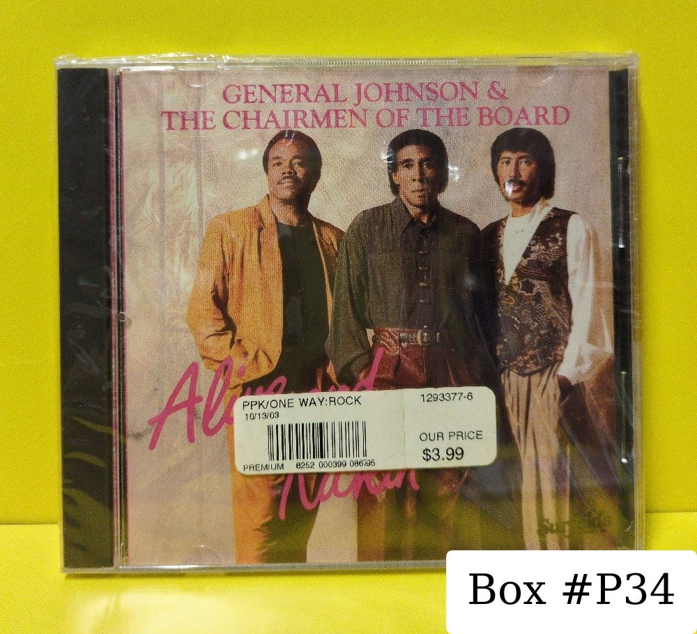 General Johnson & The Chairmen Of The Board - Alive And Kickin' - 1990 - SR 1009 CD - New - Sealed - CDs - No Barcode