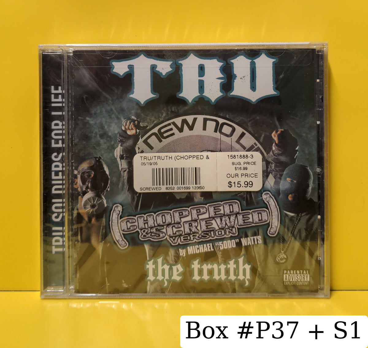 Tru - The Truth (Chopped & Screwed Version) - 2005 - KOC-CD-5817 New - Sealed - CDs