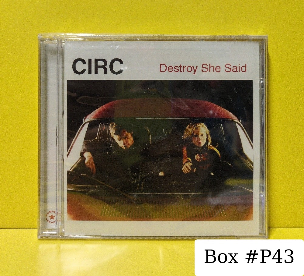 Circ - Destroy She Said - 2003 - RAD99189-2 - New - Sealed - CDs - Maxi-Single - Enhanced