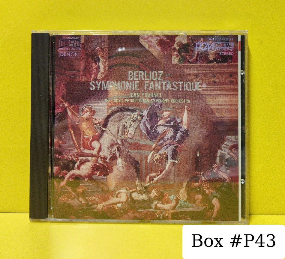 Berlioz - Tokyo Metropolitan Symphony Orchestra / Jean Fournet - Symphonie Fantastique - 1984 - 38C37-7087 - Used - EX - CDs - Japan Import