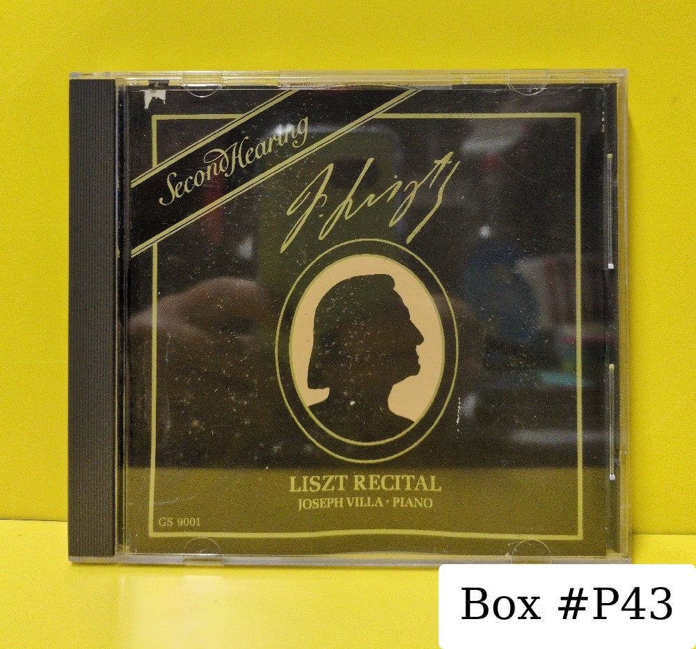 Joseph Villa - Liszt Recital - 1984 - GS 9001 - Used - EX - CDs