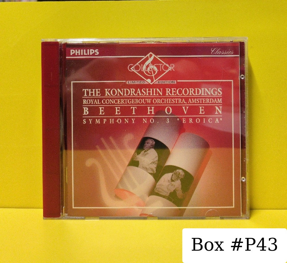 Ludwig van Beethoven, Kiril Kondrashin, Concertgebouw Orchestra, Amsterdam - Symphony No.3 Eroica - 1984 - 438 277-2 - Used - EX - CDs