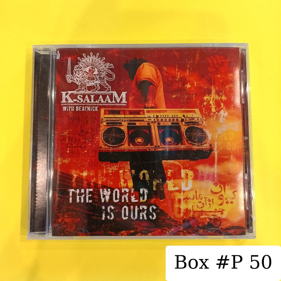 K-Salaam With Beatnick - The World Is Ours - 2006 - REX00678 - New - Sealed - CDs