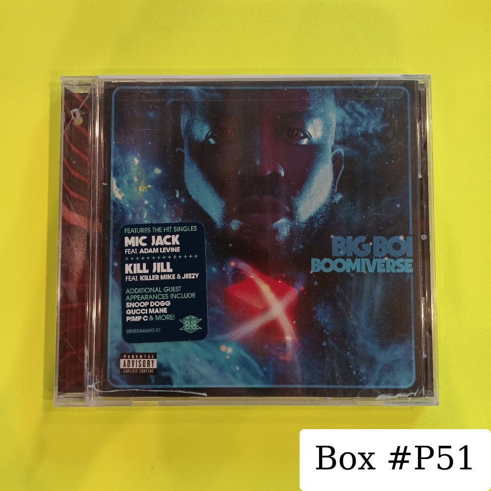 Big Boi - Boomiverse - 2017 - 88985446692 - New - Sealed - CDs