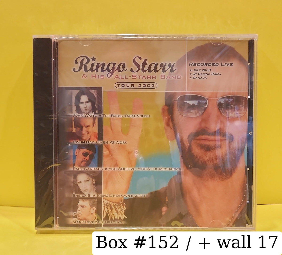 Ringo Starr and His All-Starr Band - Ringo Starr & His All-Starr Band Tour 2003 - 2003 - New - Sealed - CDs