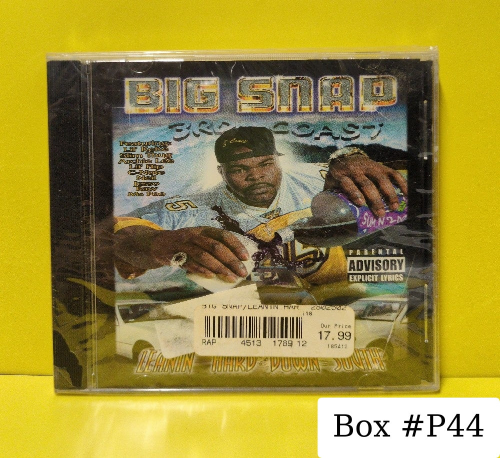 Big Snap - Leanin' Hard Down South  - 1999 - SN2D-1323-2 - New - Sealed - CDs