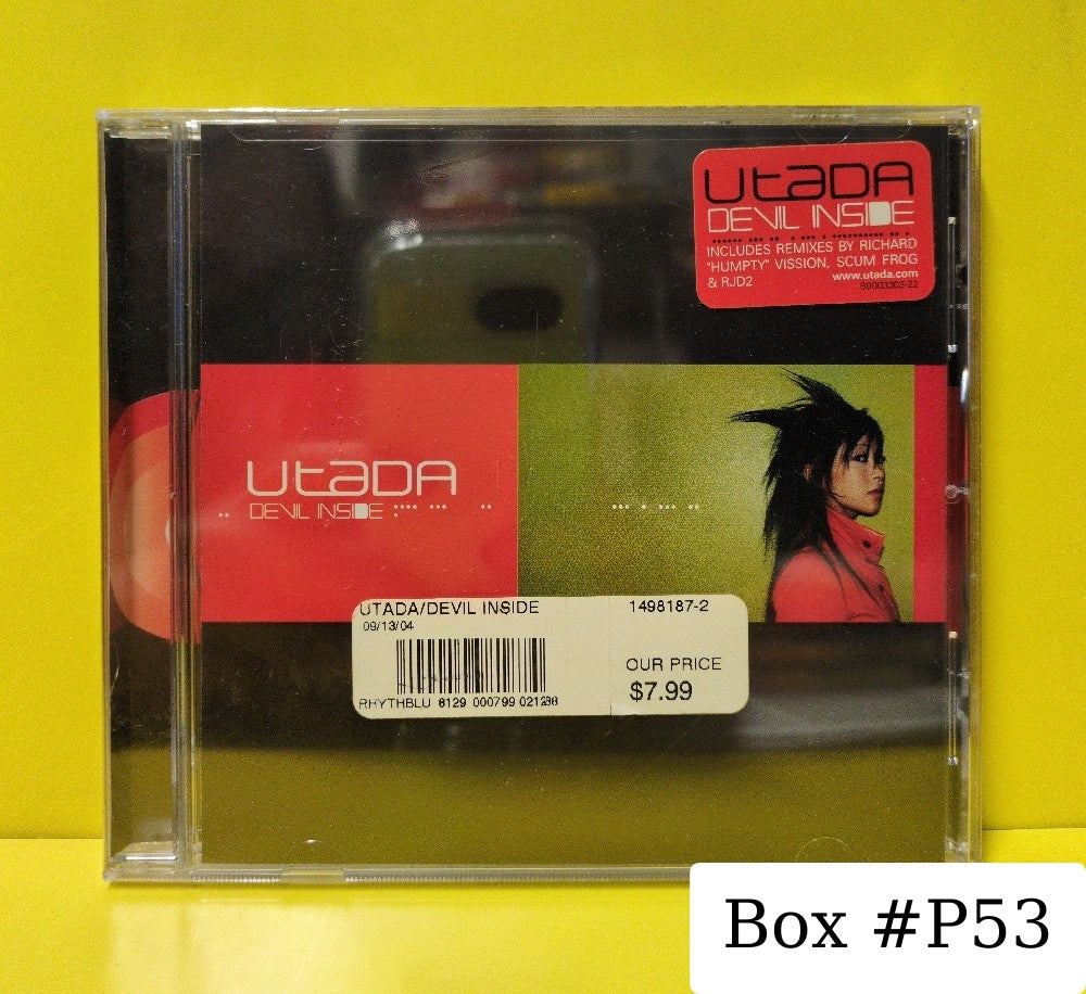 Utada - Devil Inside - 2004 - B0003303-22 - New - Sealed - CDs - Maxi-Single