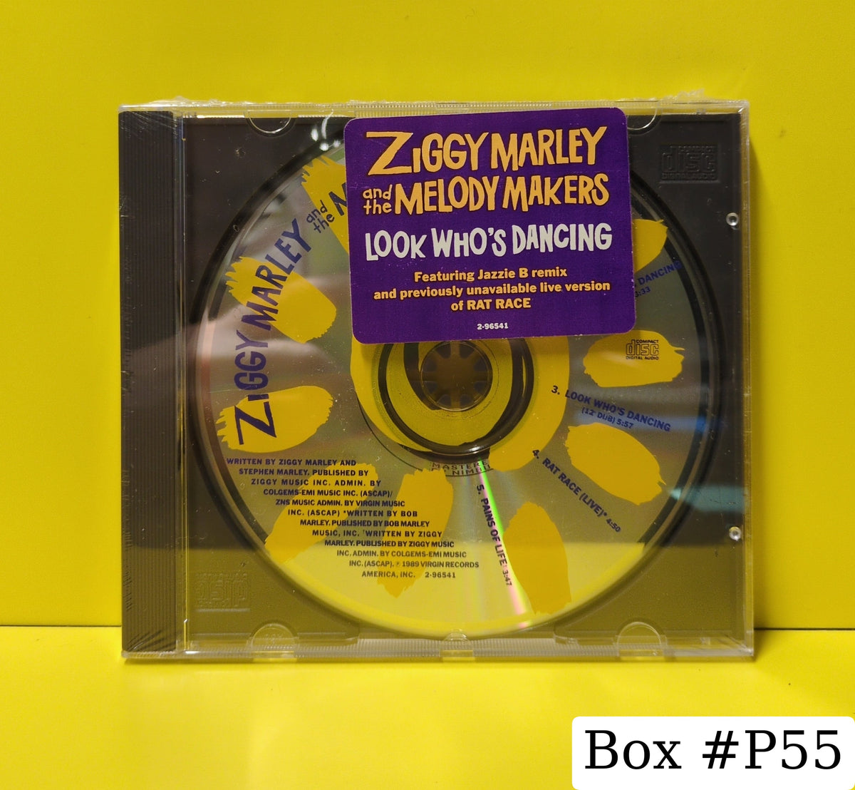 Ziggy Marley And The Melody Makers - Look Who's Dancing - 1989 - 2-96541 New - Sealed - CD Single