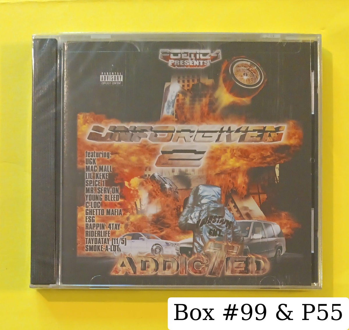 Various - Poetic 1 Presents Unforgiven 2: Addicted - 2001 - MOBB-2002-2 New - Sealed - CDs