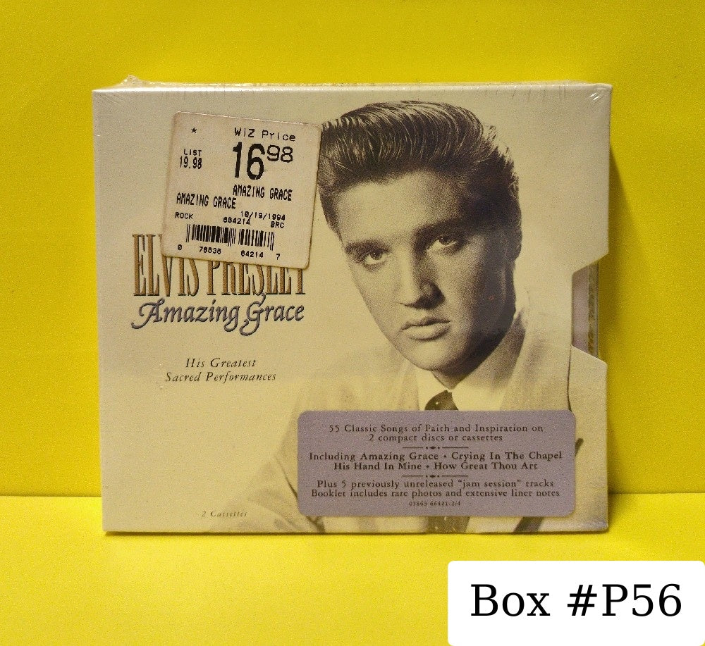 Elvis Presley - Amazing Grace: His Greatest Sacred Performances - 1994 - 07863 66421-4 - New - Sealed - Cassettes - 2xCassette Box Set - Remastered