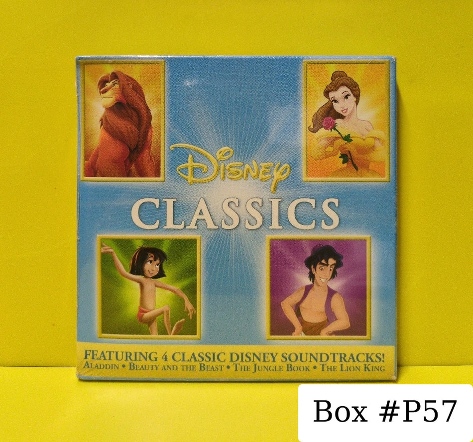 Various - Disney Classics - 2015 - 00050087336066 - New - Sealed - CDs - 4xCD Box Set - EU Import