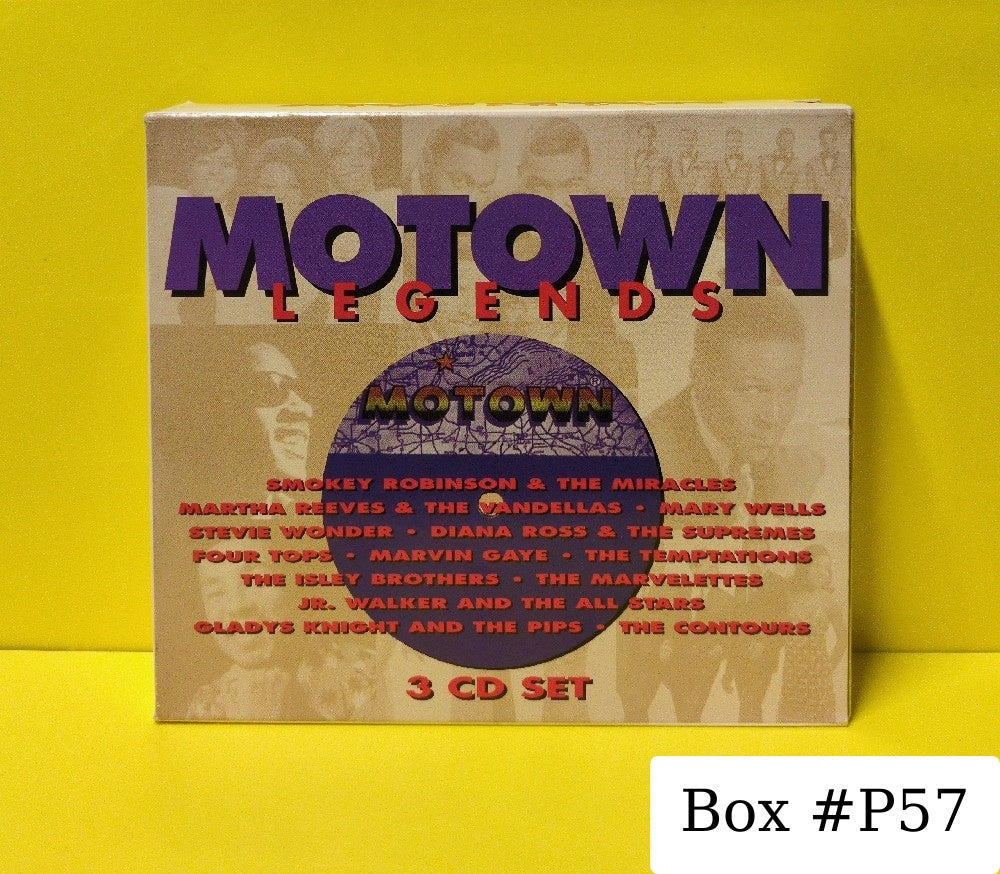 Various - Motown Legends - 1999 - 314 520 282-2/283-2/284-2 - New - Sealed, New - CDs - 3xCD Box Set