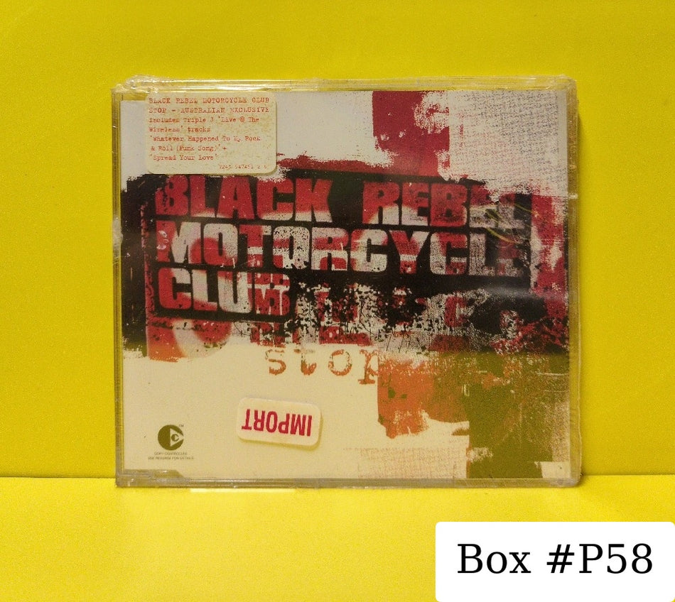 Black Rebel Motorcycle Club - Stop - 2003 - 7243 5 47451 2 6 / 7243 5 47395 2 1 - New - Sealed - CDs - CD Single - Australia Import