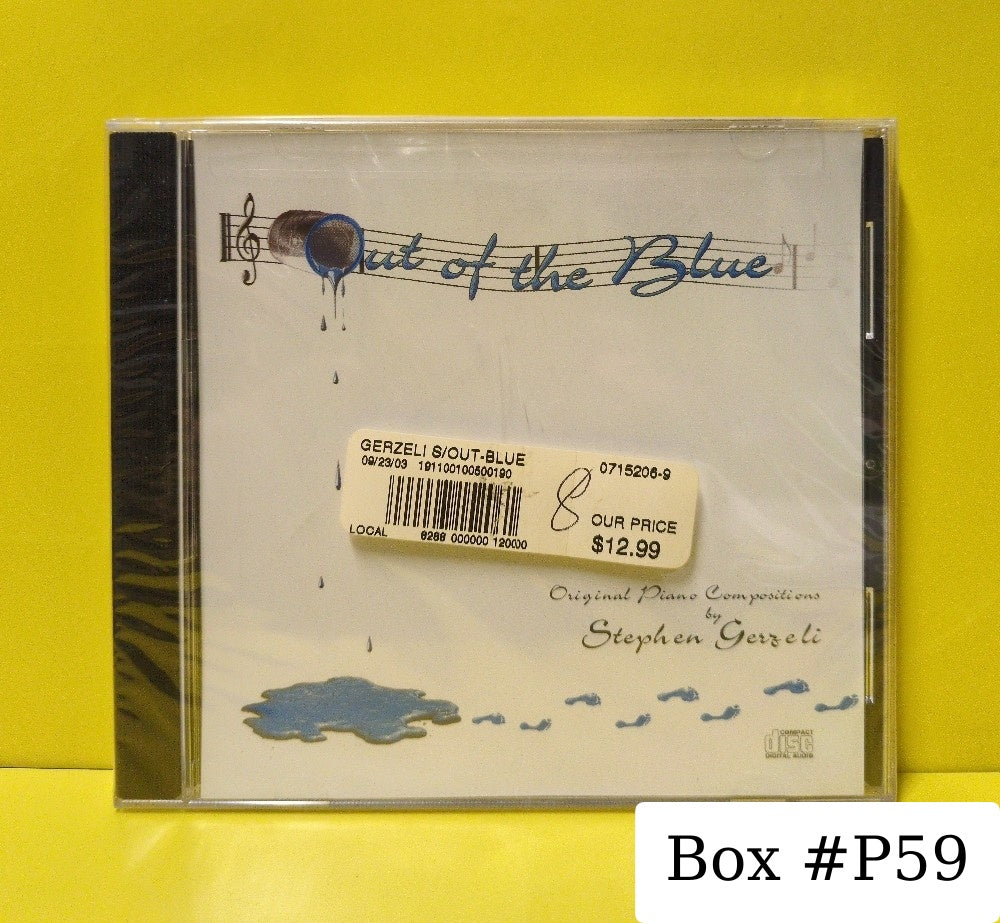Stephen Gerzeli - Out of the Blue - 2003 - New - Sealed - CDs