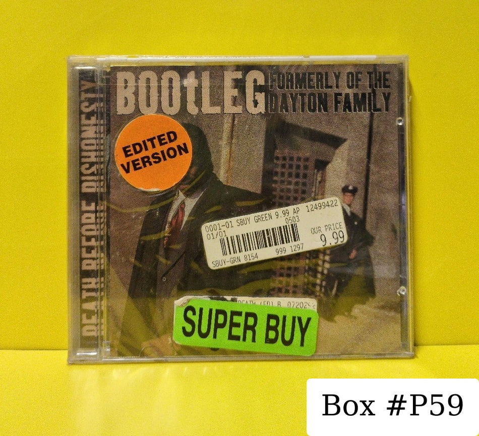 Bootleg - Death Before Dishonesty - 1999 - 1775-2 - New - Sealed - CDs - Edited Version
