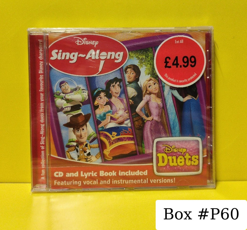 Various - Disney Sing-Along: Disney Duets - 2017 - 0050087358990 - New - Sealed - CDs - European Import