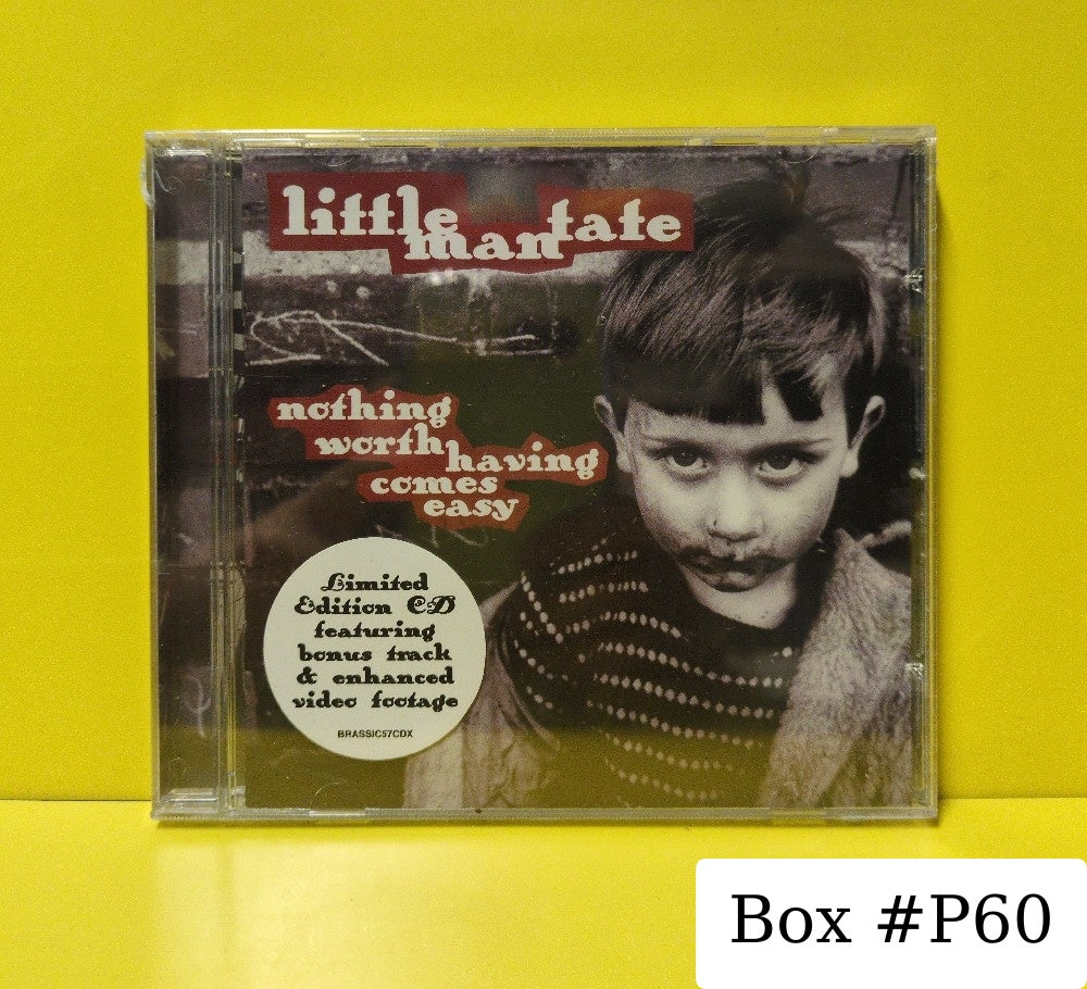 Little Man Tate - Nothing Worth Having Comes Easy - 2008 - BRASSIC57CDX - New - Sealed - CDs - Limited Edition - UK Import